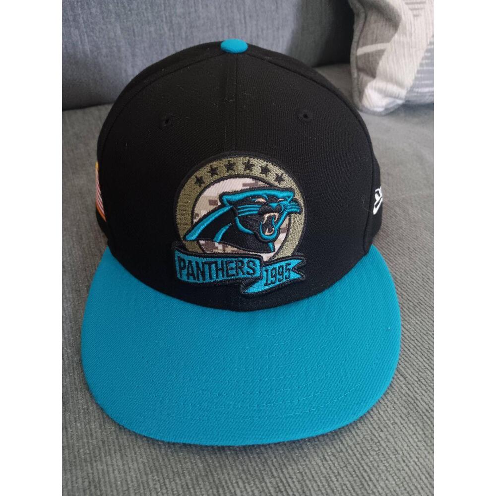 New Era Salute To Service Carolina Panthers Snapback Embroidered NFL On Field